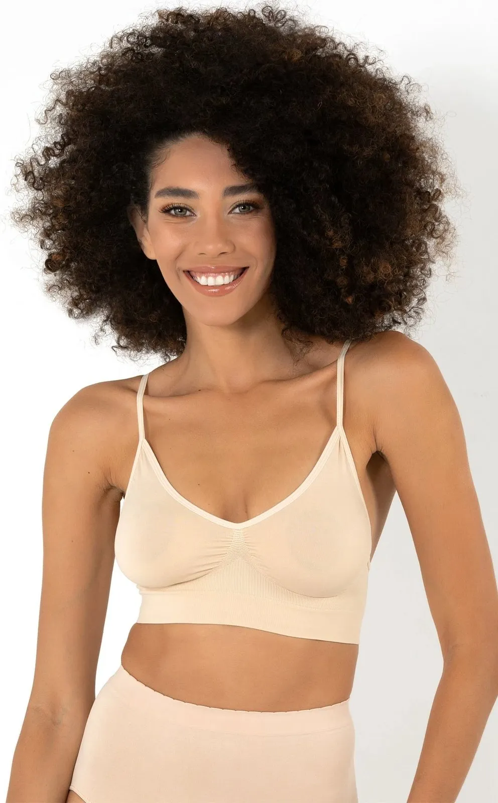 Bustier ngjyrë tan Jumeon, 237-002300 - 8
