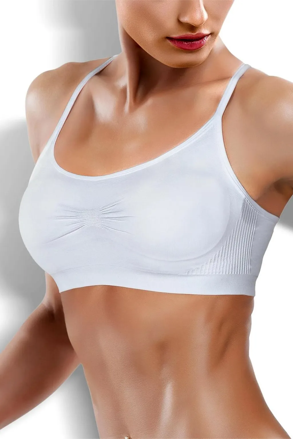 Bra sportiv Jumeon, i bardhë, 237-004100 - 1