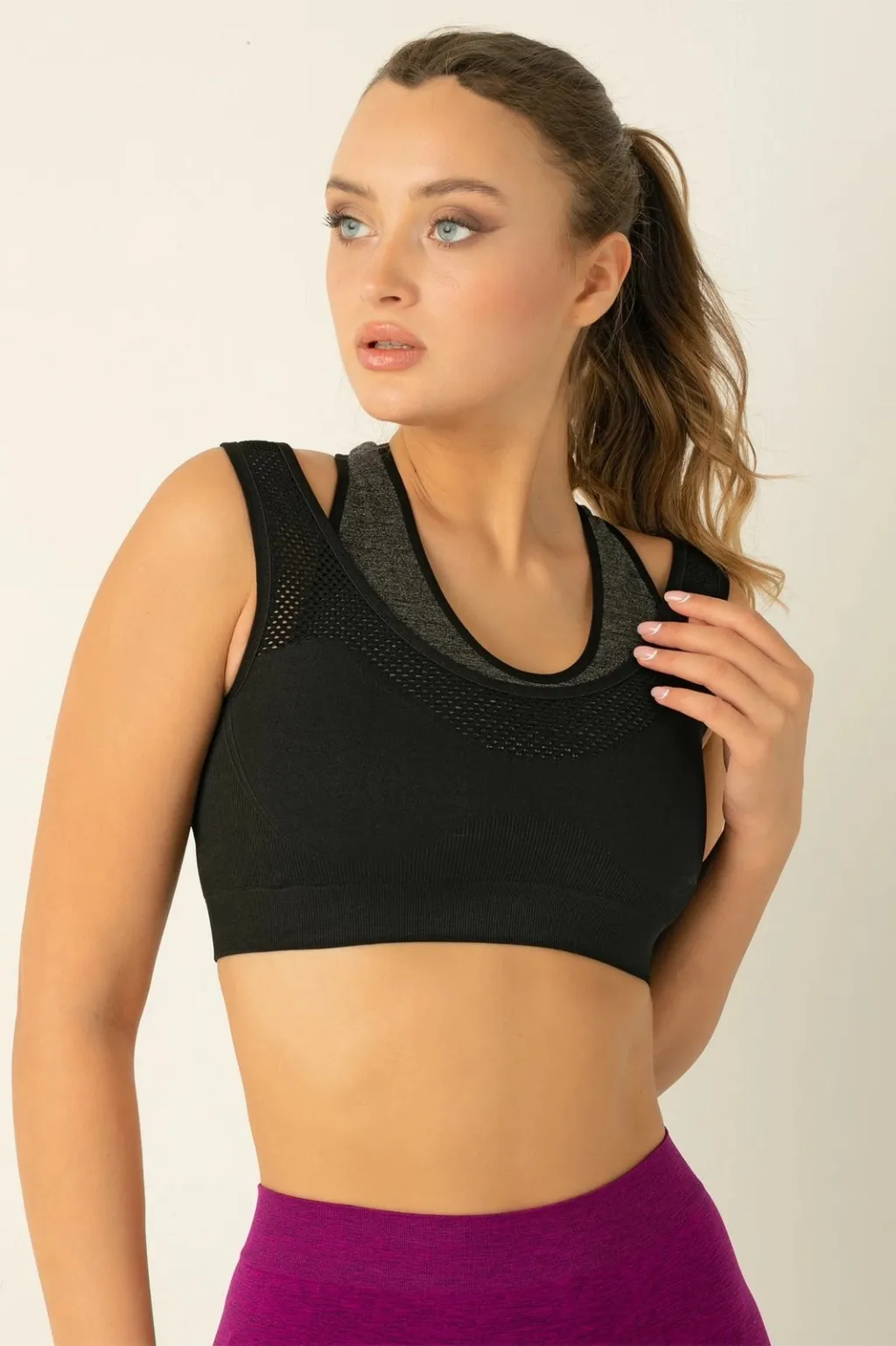 Bustier Jumeon, ngjyrë gri, 001-000159 - 1