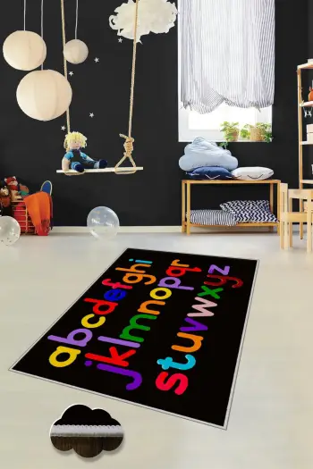 Qilim shumëngjyrësh për fëmijë, 60x100cm, Conceptum Hypnose, WOOKECE144