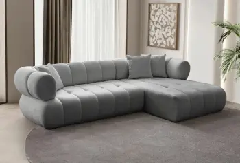 Këndare Petra, e djathtë, ngjyrë gri, Atelier del Sofa
