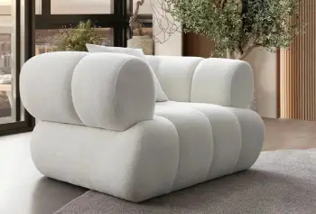 Karrige krahu Petra, Atelier del Sofa, e bardhë