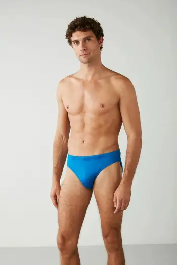 Slip short ngjyrë sax blue, Jumeon, për meshkuj