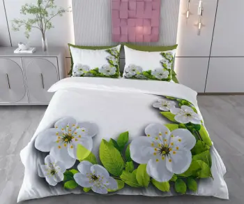 Set mbulesë për jorgan Super King, L'Essentiel Linge de Maison, Plum Blossom