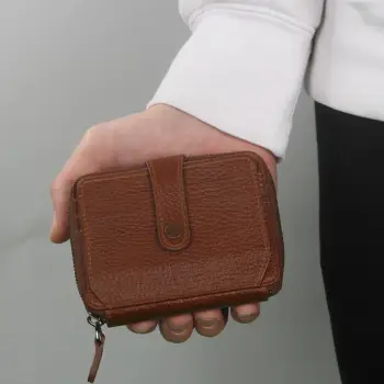 Portofol lëkure, ngjyrë kafe, Zoozie Bags, 4243