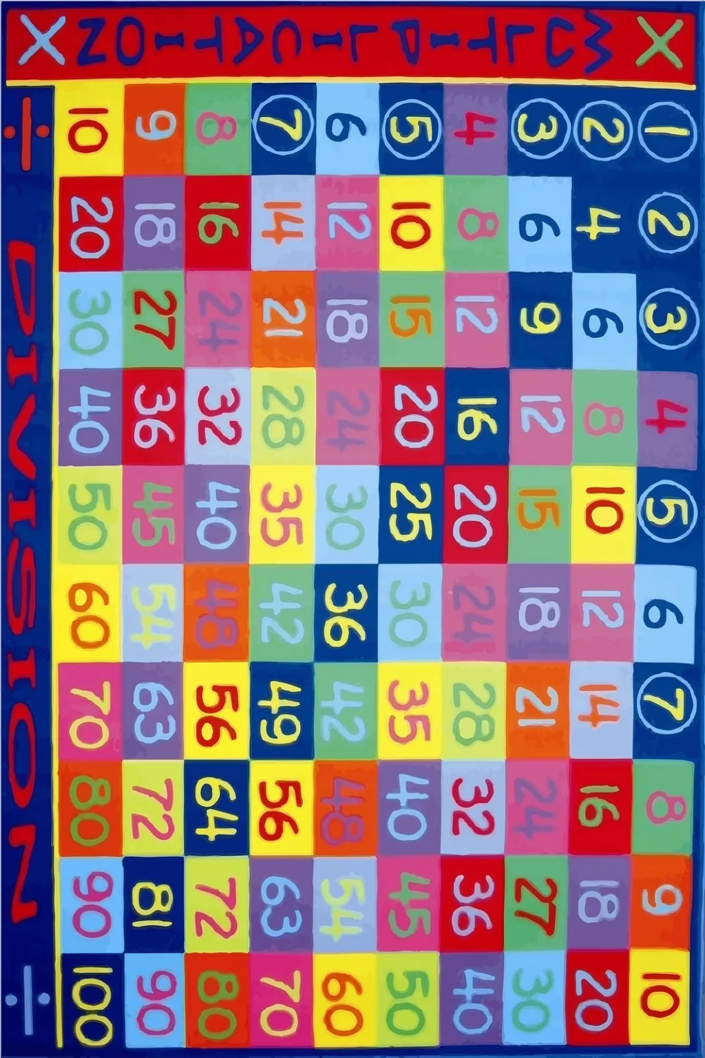 Qilim shumëngjyrësh (50x80), Conceptum Hypnose, WOOKECE149 - 2