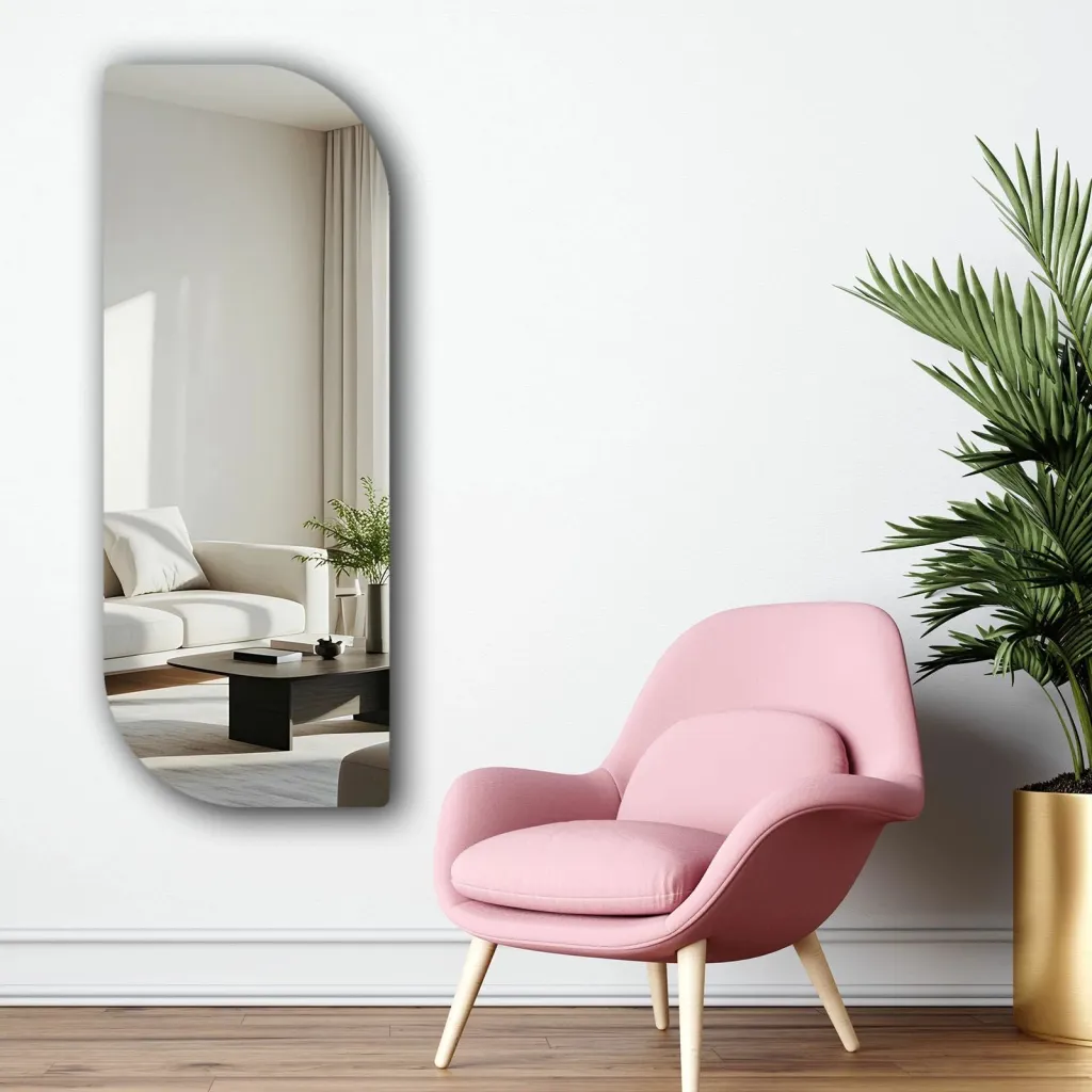 Pasqyrë Skye Decor, 52135Ayna-005, shumëngjyrëshe, 52x135cm - 3