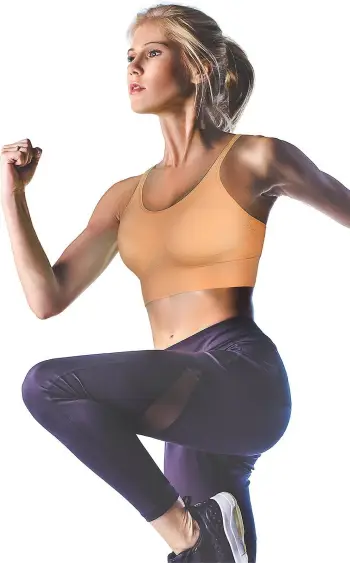 Bra sportiv Jumeon, nude, 001-001376