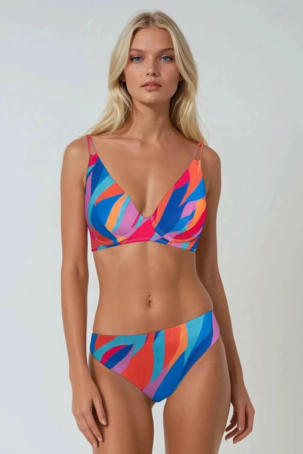 Set bikini (2 copa), Jumeon, Regena, rozë - 1