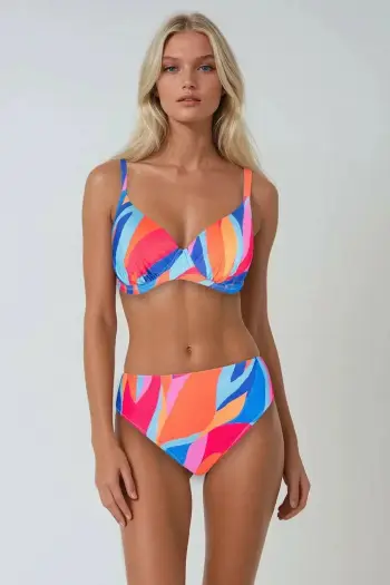 Set bikini dy pjesësh, ngjyrë rozë, Jumeon, Regen