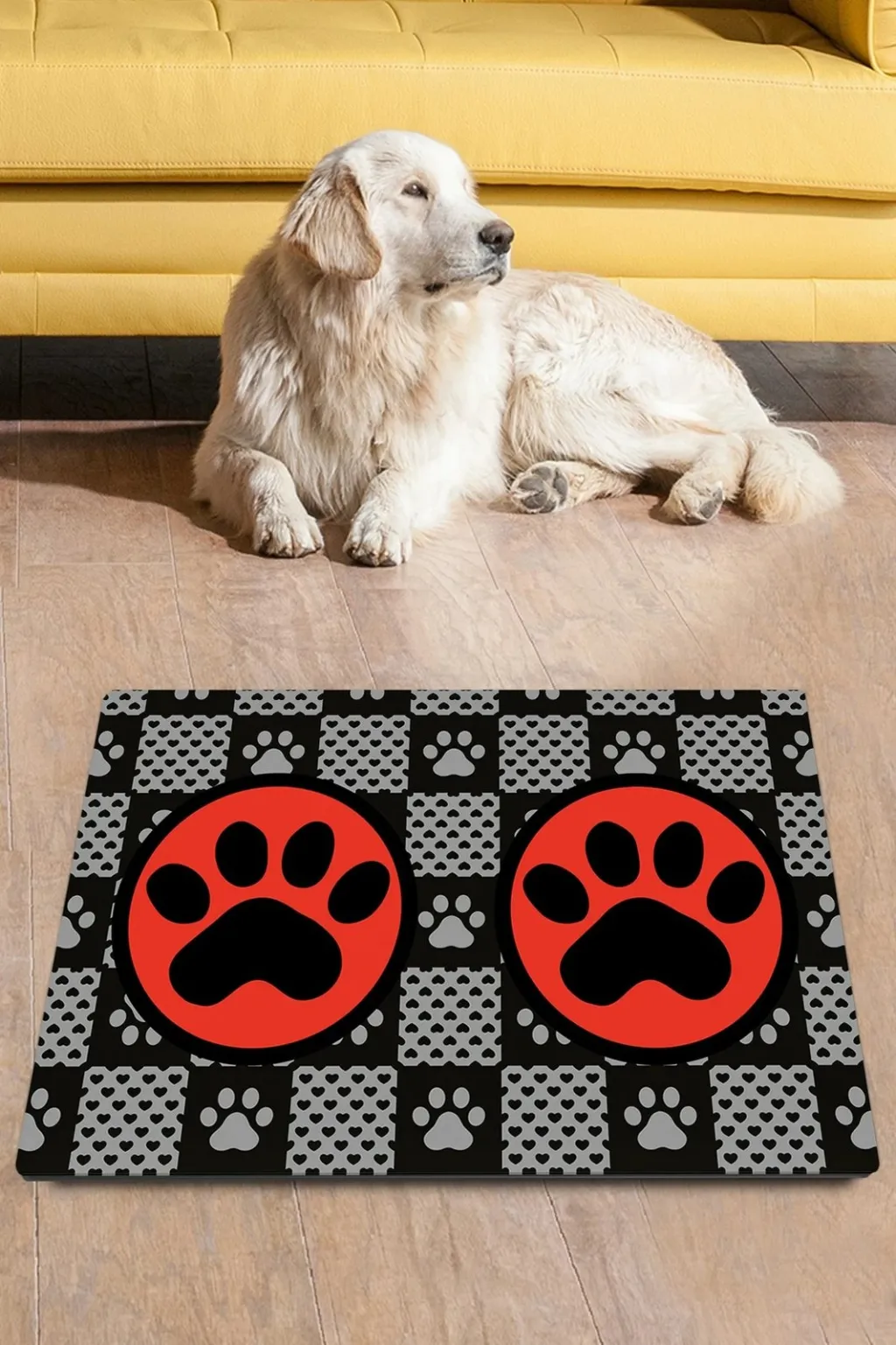 Tapet për rërë mace, Paws & Whiskers, shumëngjyrësh, 40x60cm - 1