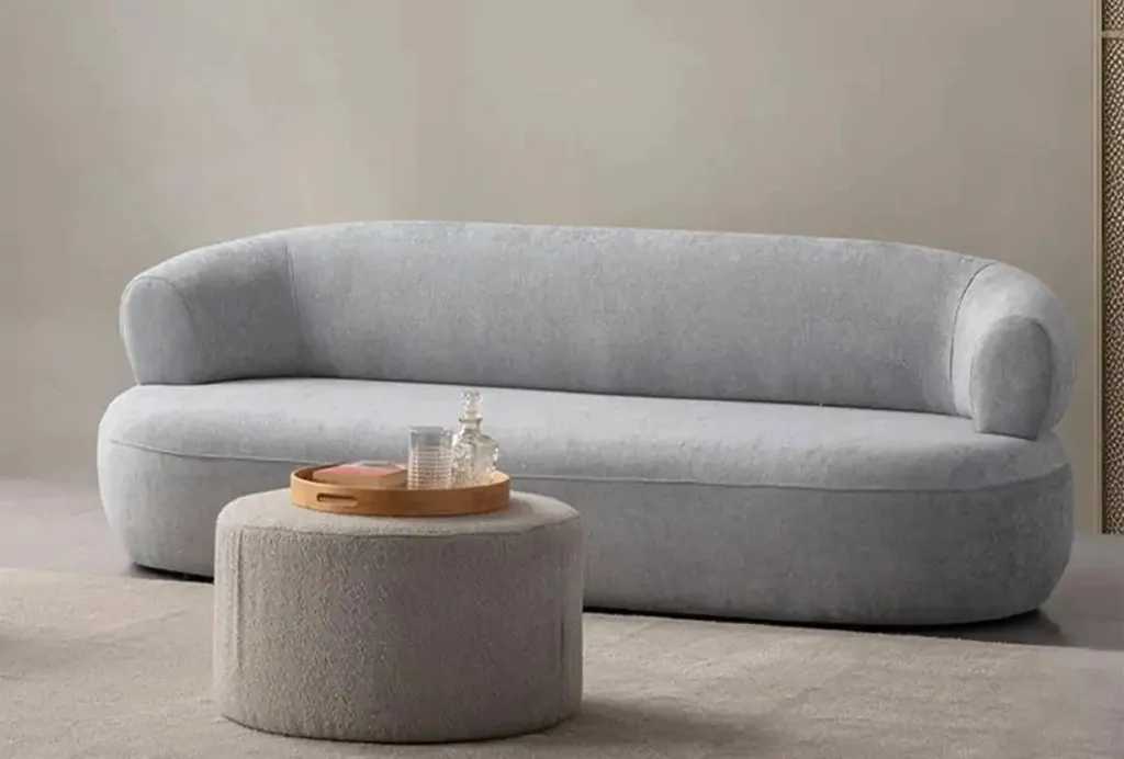Divan treshe Atelier del Sofa, ngjyrë gri, Roma - 3