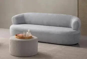 Divan treshe Atelier del Sofa, ngjyrë gri, Roma