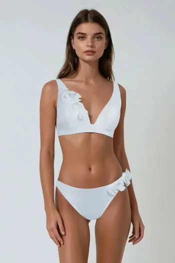 Set bikini (2 pjesë), Jumeon, rozë - e bardhë