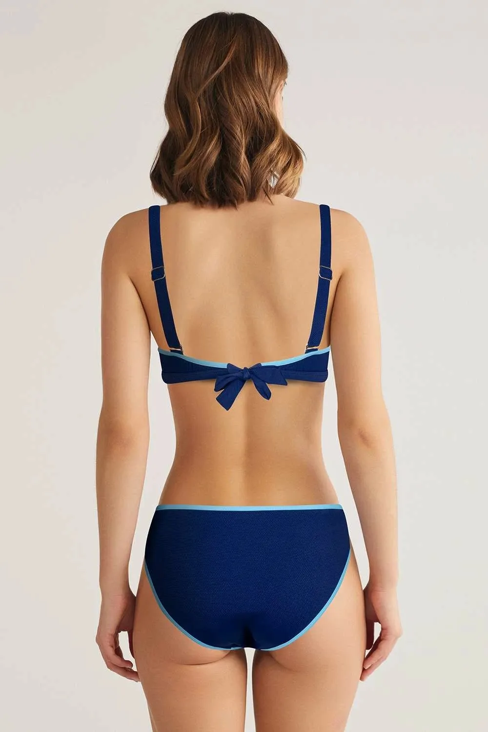 Set bikini (2 copa), Jumeon, ngjyrë kaltër e errët - 2