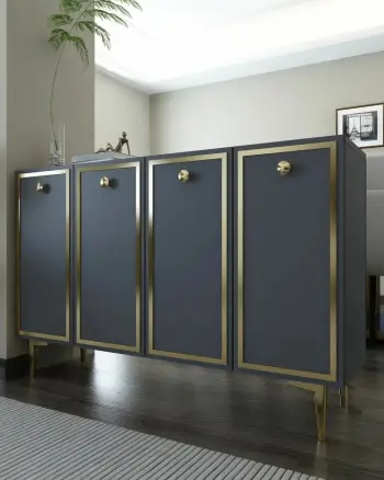 Konsol Skye Decor, anthracite, gold, 8161KM-1