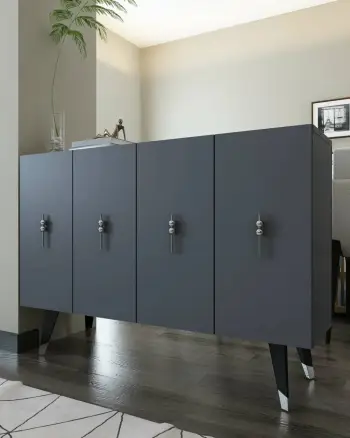 Konsol Skye Decor, anthracite, silver, 8167KM-32