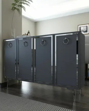 Konsol Skye Decor, anthracite, silver, 8162KM-1