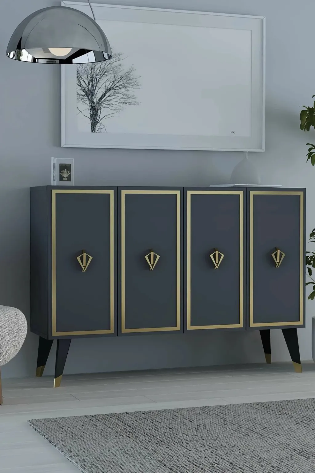 Konsol Skye Decor, anthracite, ar, 8177KM-32 - 1