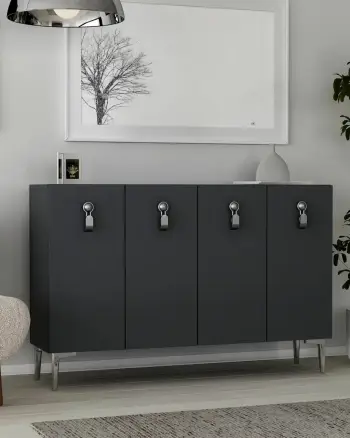 Konsol Skye Decor, anthracite, silver, 8181KM-64