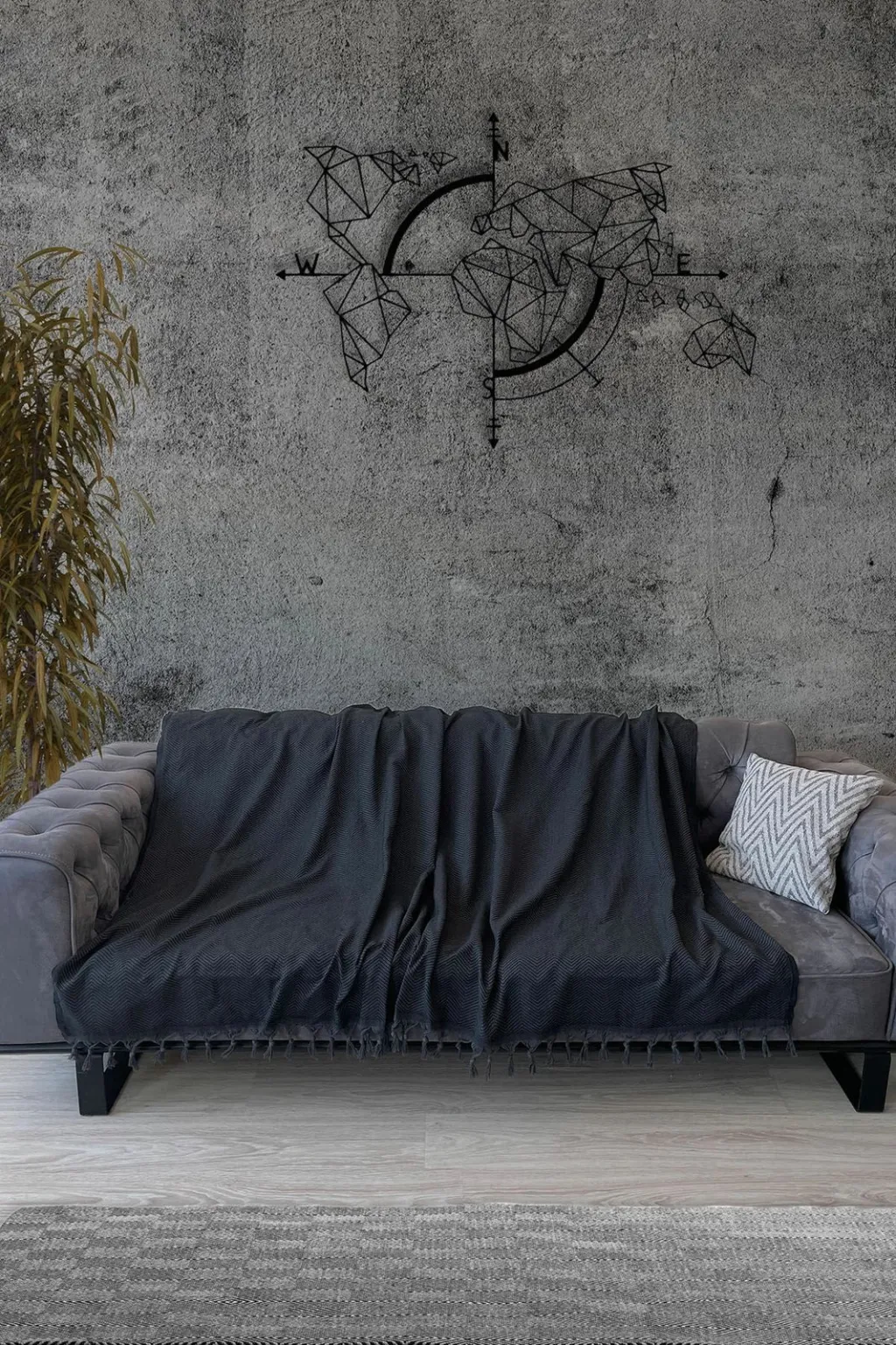 Batanije Double Pique, ngjyrë e zezë, Sidney, 200x230cm - 2