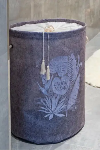 Shportë prej fëlti, ngjyrë gri, Evila Originals, ALS-03631