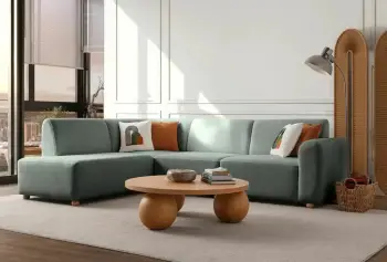 Këndare Atelier del Sofa, S-Loft, kënd i majtë, ngjyrë jeshile deti