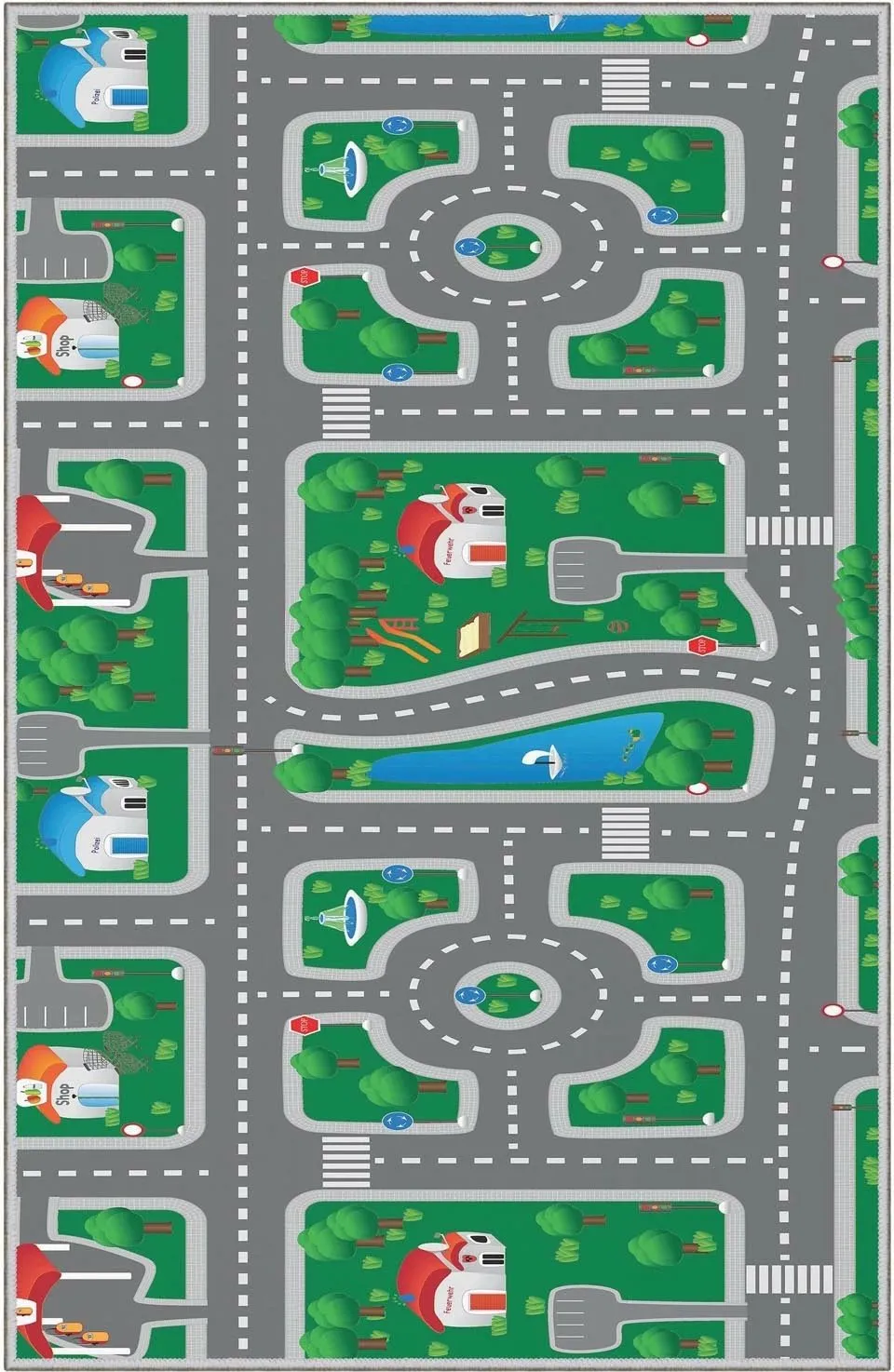 Qilim (50x80) Conceptum Hypnose, HMNT462, shumëngjyrësh - 4