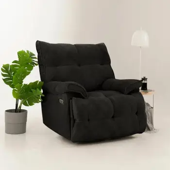 Karrige relaksuese elektrike, ngjyrë e zezë, Atelier del Sofa
