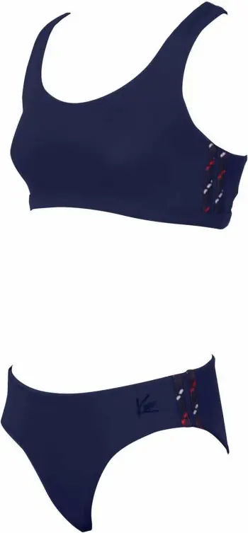 Set bikini dy pjesësh, ngjyrë blu e errët, Jumeon