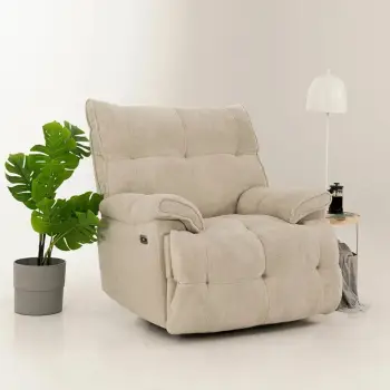 Karrige relaksuese elektrike Atelier del Sofa, krem