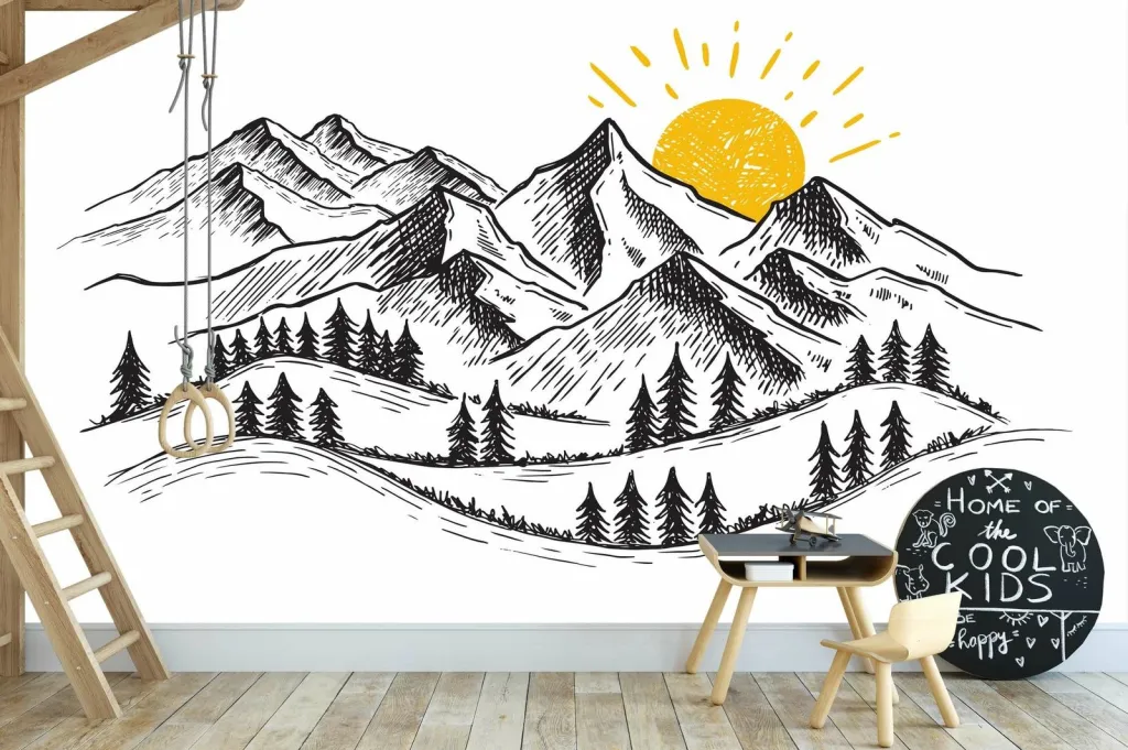Murale muri Wallity, MDK-00110, 300x270 cm - 3