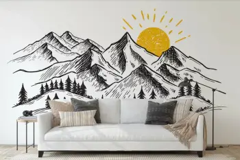 Murale muri Wallity, MDK-00110, 300x270 cm