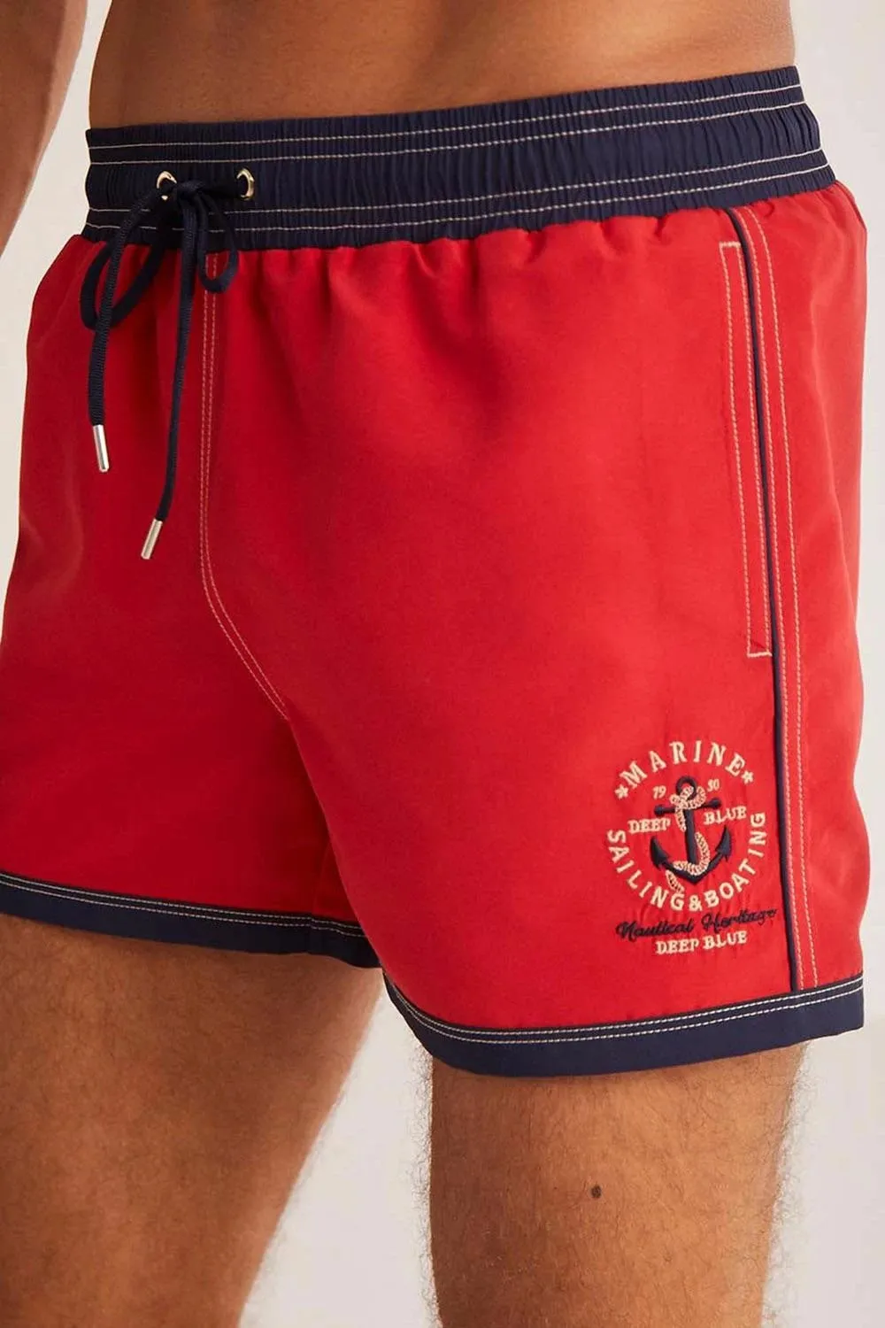 Tanga për not për meshkuj, ngjyrë e kuqe, Jumeon, XL - 3