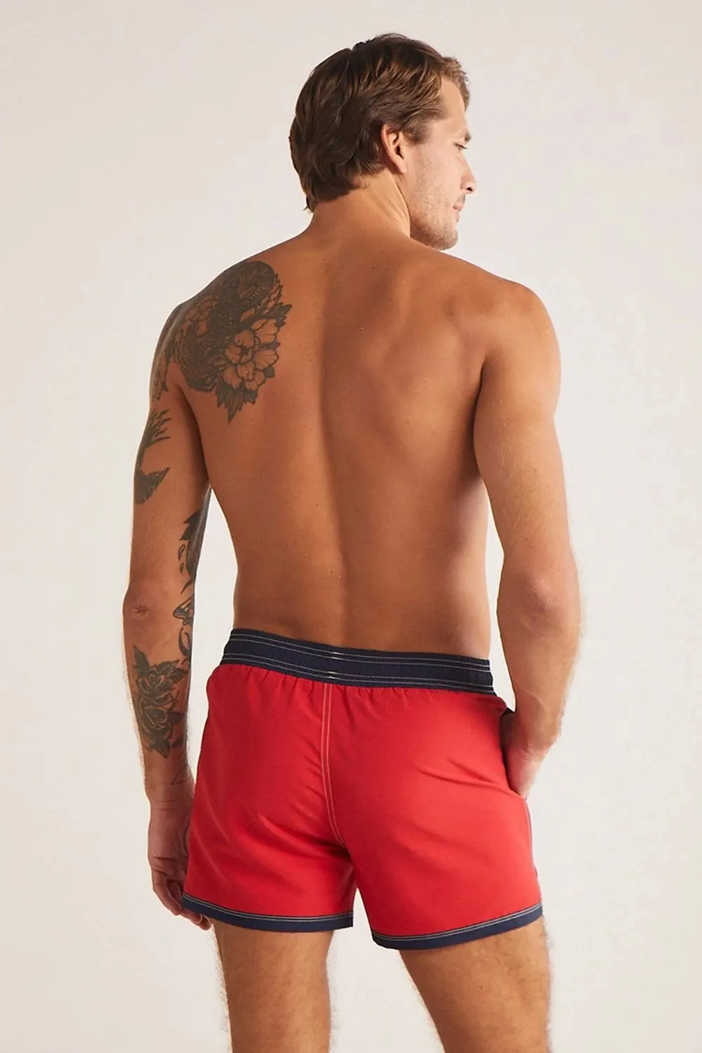 Tanga për not për meshkuj, ngjyrë e kuqe, Jumeon, XL - 4