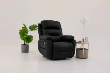 Karrige relaksuese elektrike, ngjyrë e zezë, Comfort