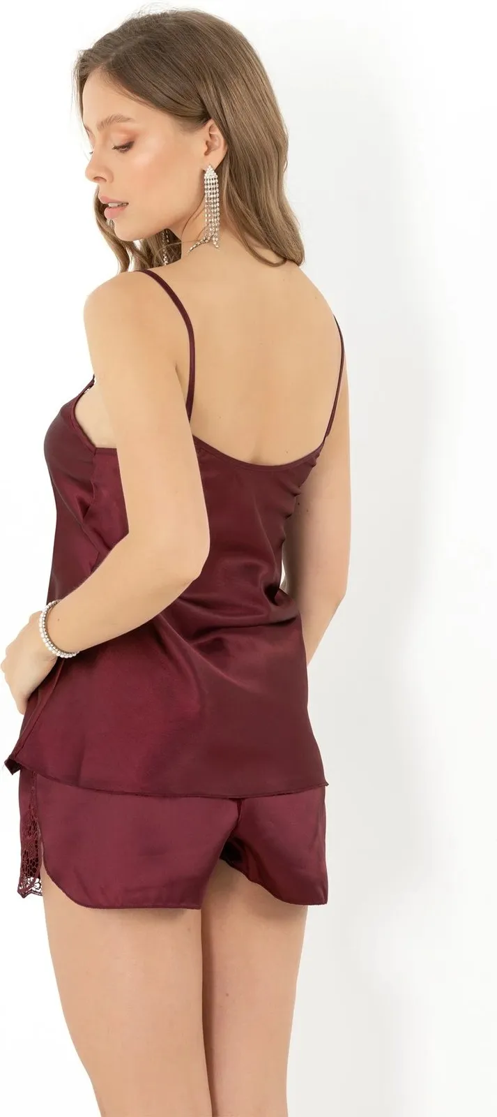 Set pizhamash për gra, ngjyrë magenta, Jumeon, 001-018051054 - 6