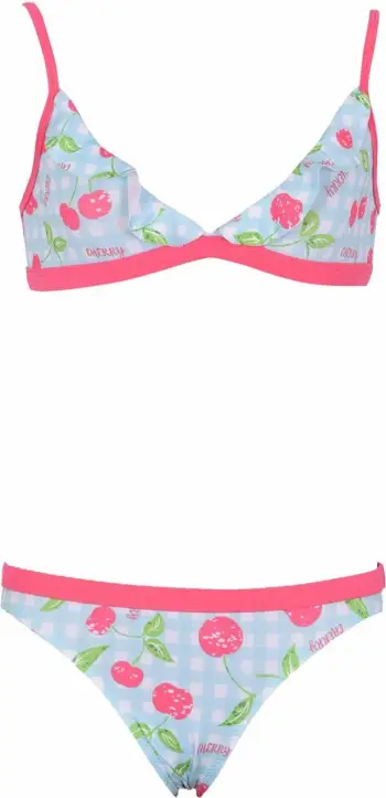 Set bikini (2 copë), Jumeon, qershi-turkuaz
