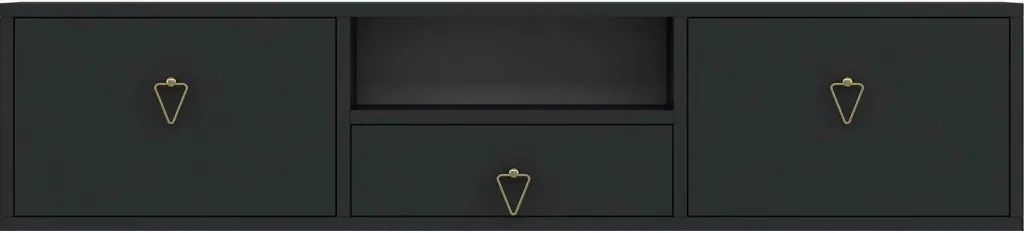 Komodë TV Skye Decor, anthracite, gold, 1303-DROP-1 - 3