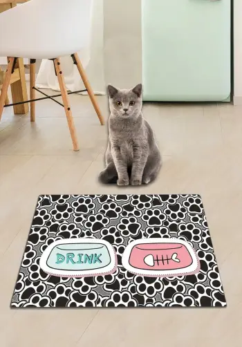 Tapet për rërë mace, Paws & Whiskers, Lafiso, shumëngjyrësh, 40x60cm