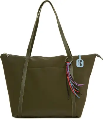 Çantë tote Zoozie Bags, ngjyrë kaki, M000008172