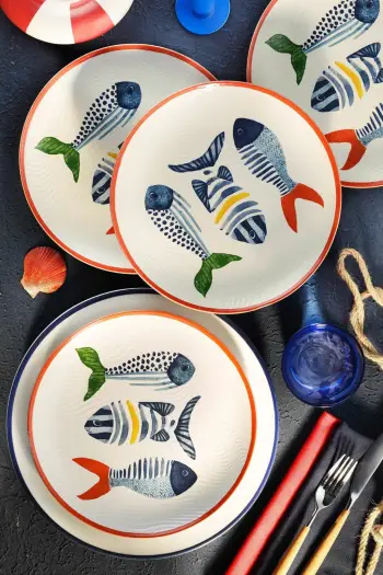 Set për servim torte (4 copë), Hermia Concept, NPHR25DUS4880920
