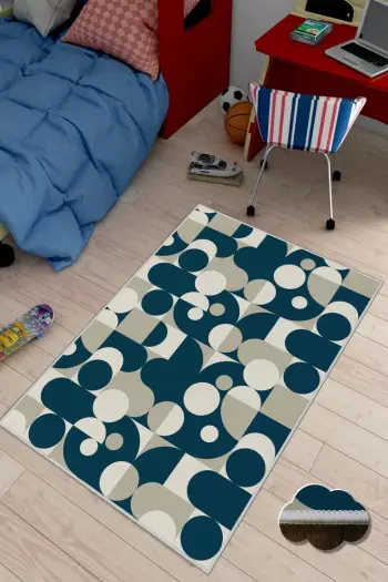 Qilim (50x80) Conceptum Hypnose, WOOKECE126, shumëngjyrësh