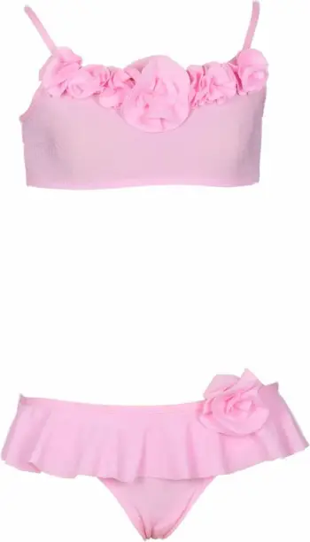 Set bikini për vajza, 2 copë, ngjyrë rozë, Jumeon, Beck