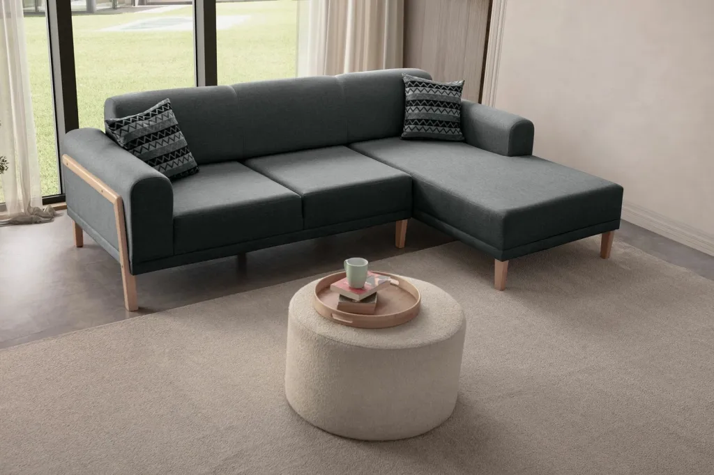 Këndare Atelier del Sofa, ngjyrë anthracite, Relax Right - 2