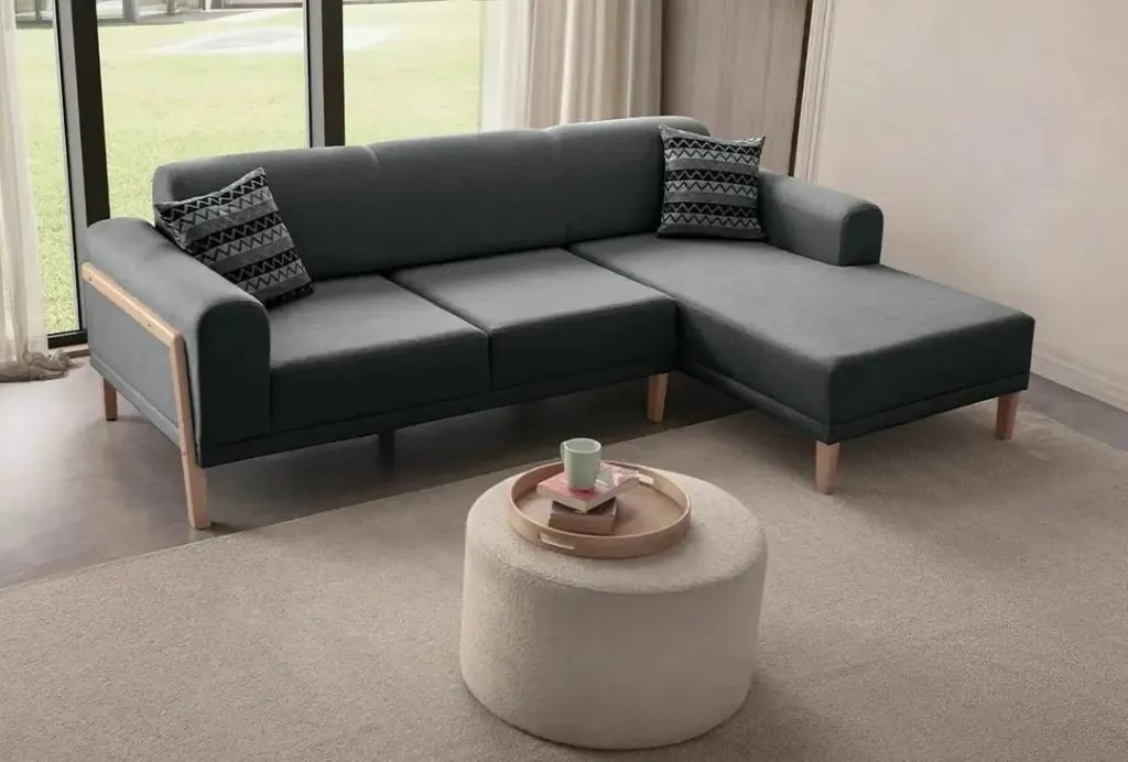 Këndare Atelier del Sofa, ngjyrë anthracite, Relax Right - 4