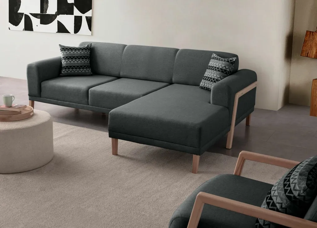 Këndare Atelier del Sofa, ngjyrë anthracite, Relax Right - 5