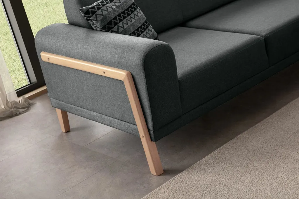 Këndare Atelier del Sofa, ngjyrë anthracite, Relax Right - 6