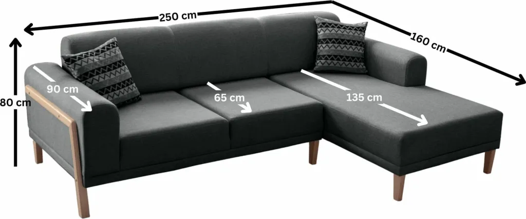 Këndare Atelier del Sofa, ngjyrë anthracite, Relax Right - 9