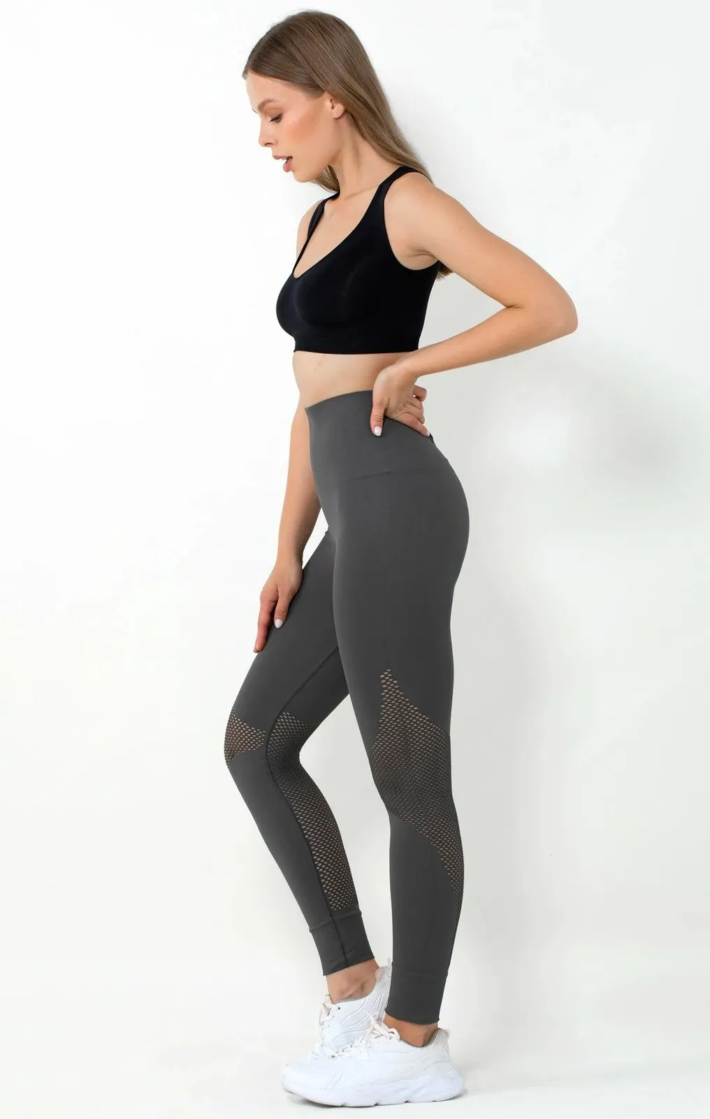Leggins ngjyrë qymyr, 001-001380 - 3
